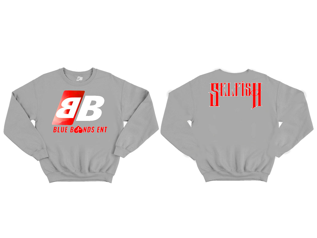 SELFISH CREWNECK (GREY)